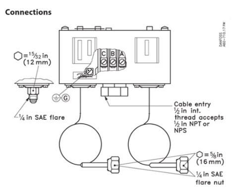 Pressure Switch – สวิตช์ควบคุมแรงดัน KP